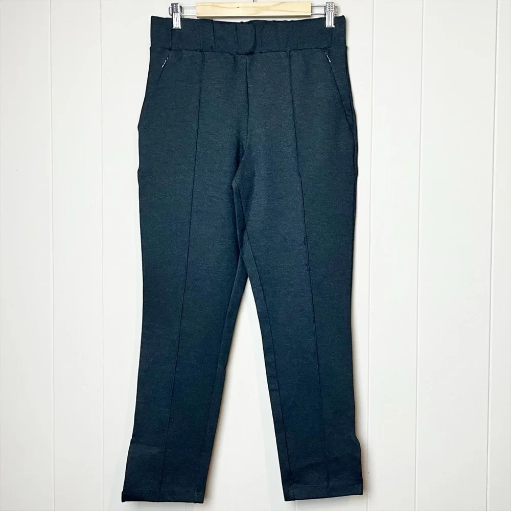 Universal Standard NWT‎ Smart Signature Ponte Pants XS charcoal gray side slit